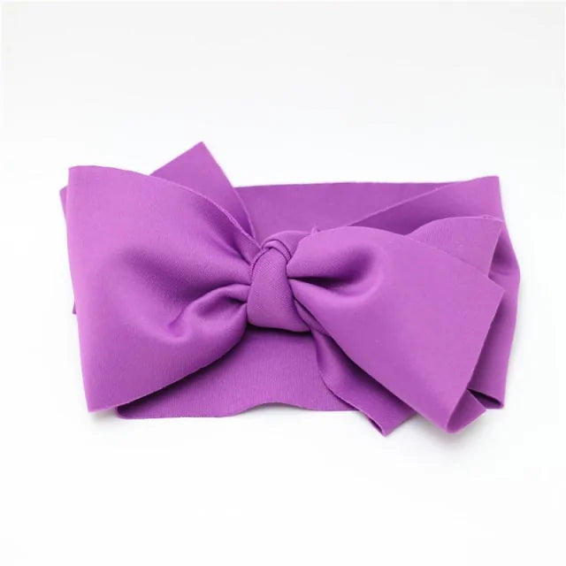 Oversize Bow Baby Girls Winter Headwrap